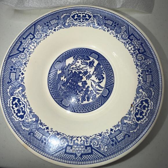 Willow Ware Soup Bowl Royal China, Royal-Ironstone, Dishwasher Safe Made in USA - Picture 3 of 6